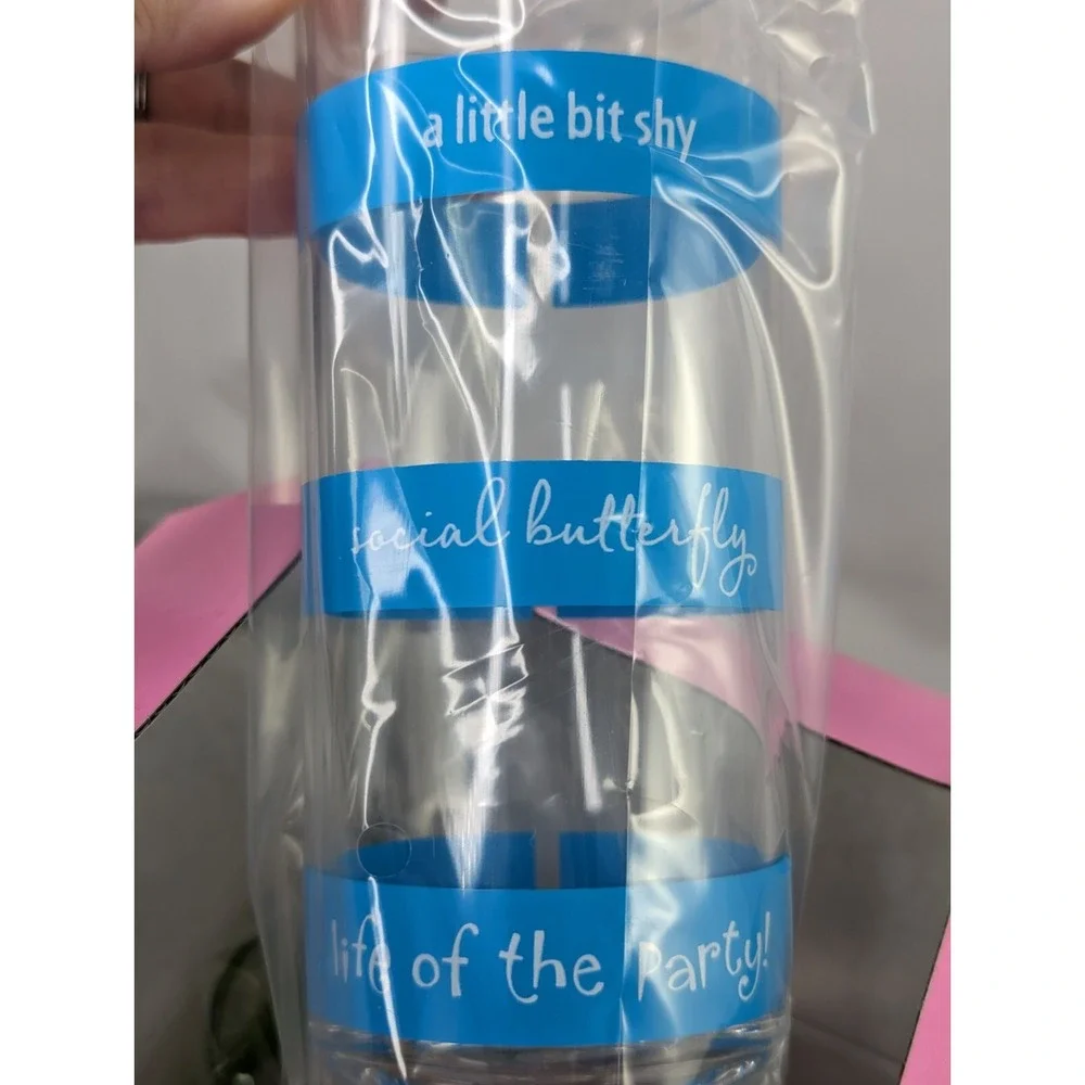 Hallmark Attitude Adjustment Tumblers Acrylic Cups Humor‎